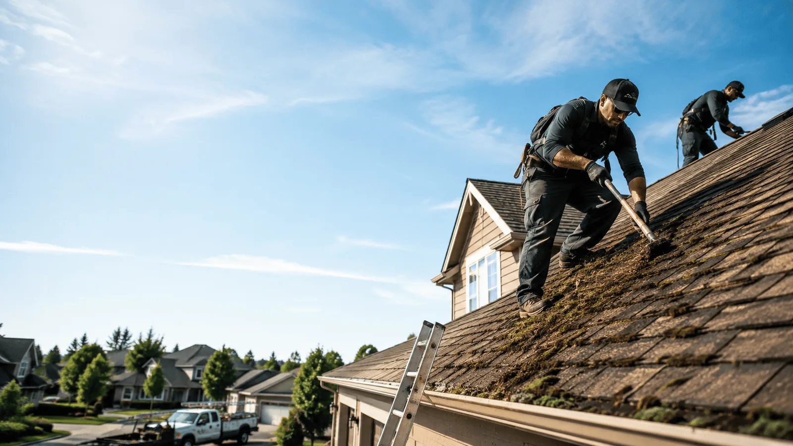 Roof Moss Removal in Alma, IL near me